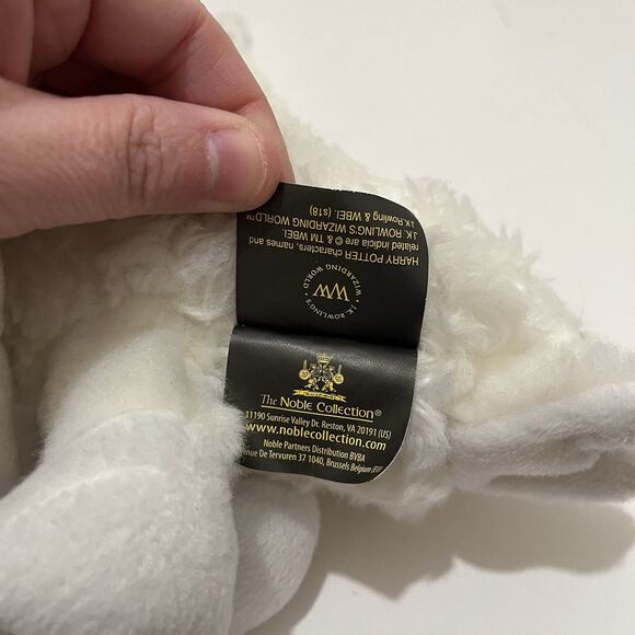 Harry Potter Owl Hedwig Plush White The Noble Collection Stuffed Animal 11" - Picture 9 of 9